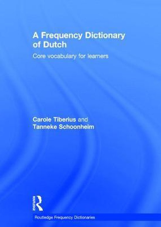 A Frequency Dictionary of Dutch