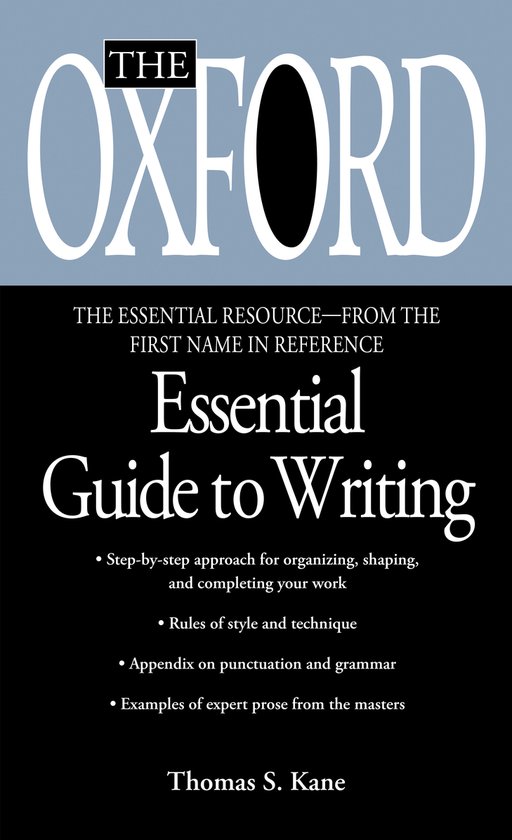 The Oxford Essential Guide to Writing