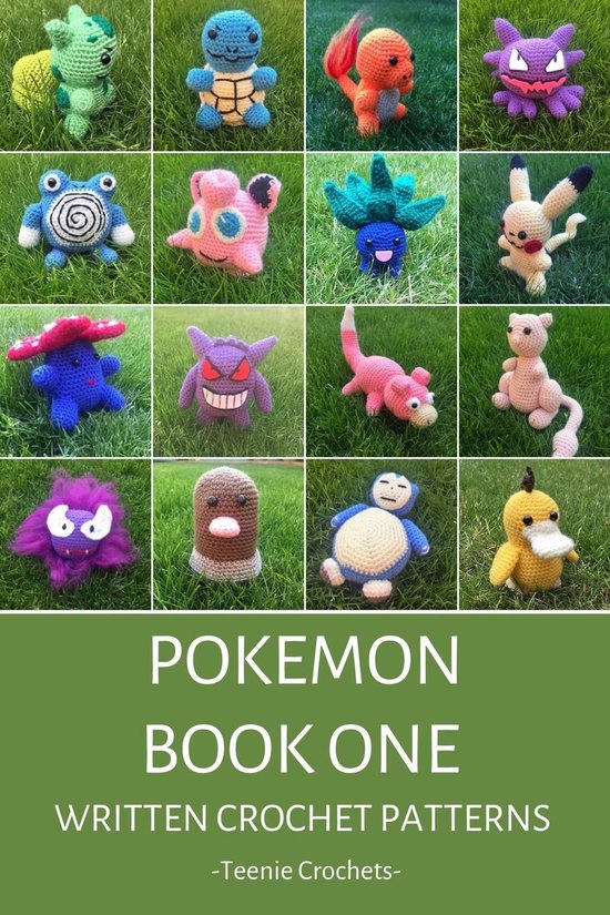 16 Pokemon - Written Crochet Patterns