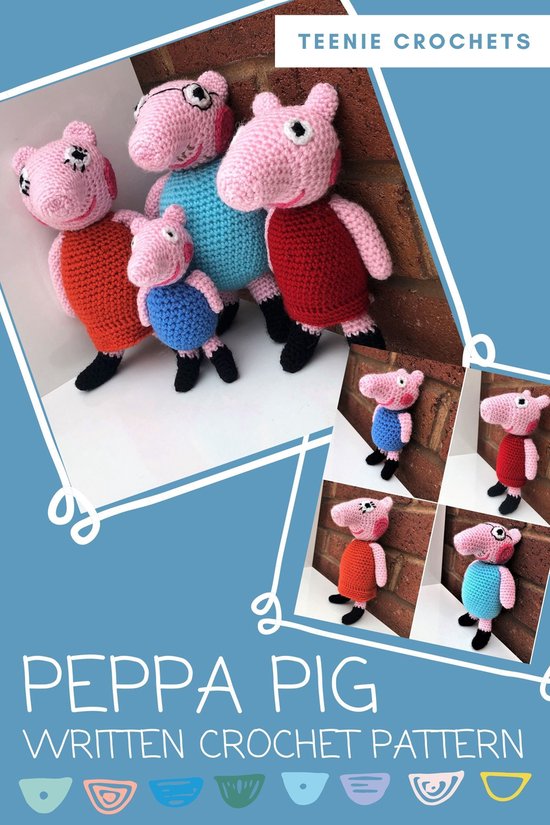 Peppa Pig - Written Crochet Patterns