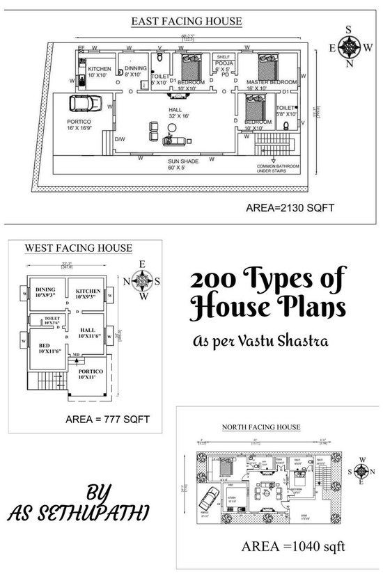 200 Types of House Plans as per Vastu Shastra