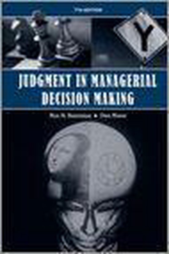 Judgment in Managerial Decision Making