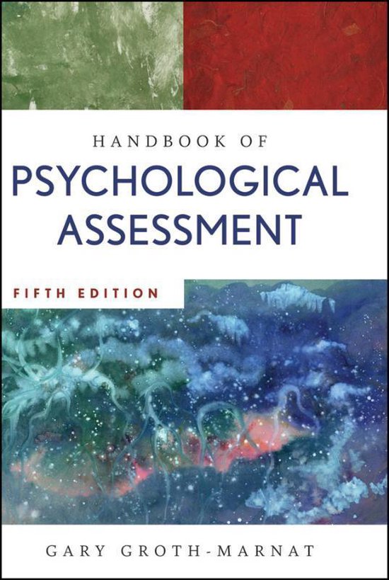 Handbook of Psychological Assessment