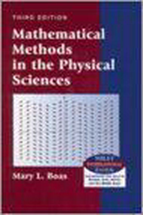 Mathematical Methods In The Physical Sciences