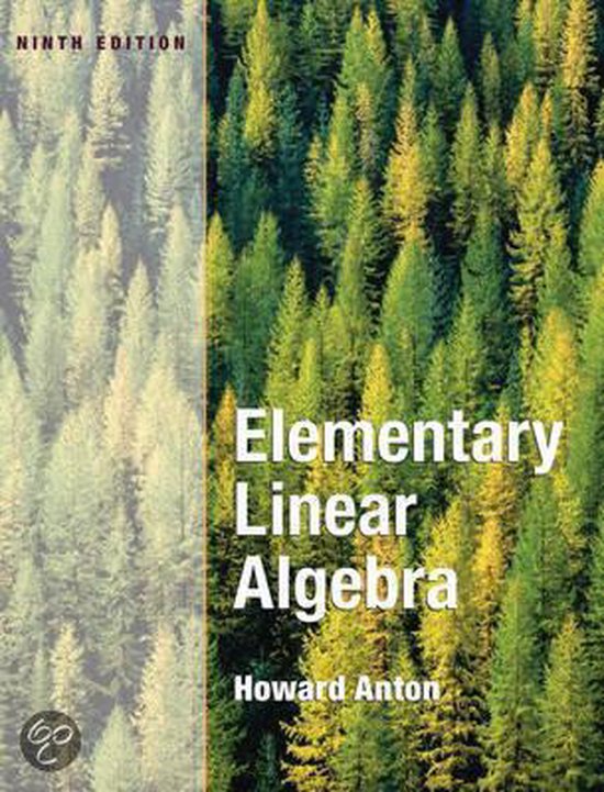 Elementary Linear Algebra