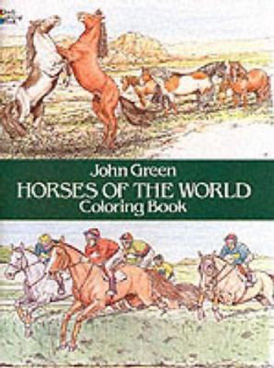 Horses Of The World Colouring Book