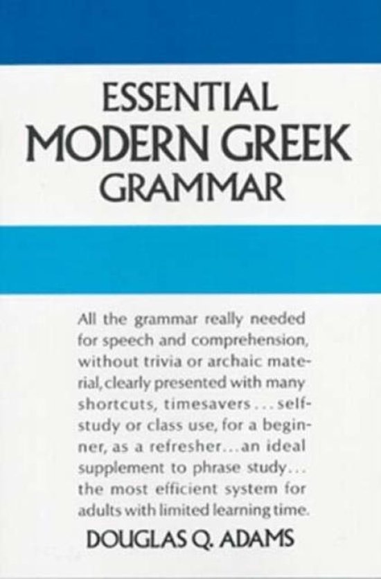 Essential Modern Greek Grammar