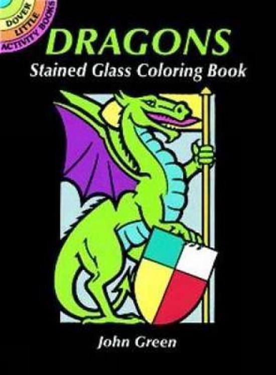 Dragons Stained Glass Coloring Book