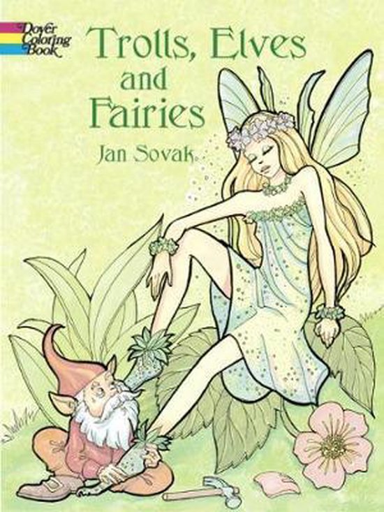 Trolls, Elves And Fairies Coloring Book