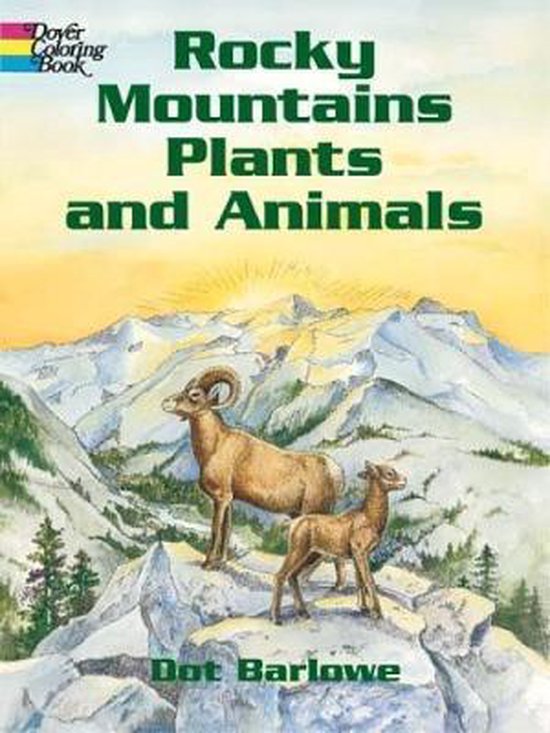 Rocky Mountain Plants and Animals Coloring Book