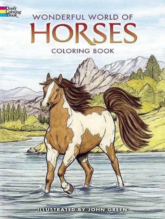 Wonderful World of Horses Coloring Book