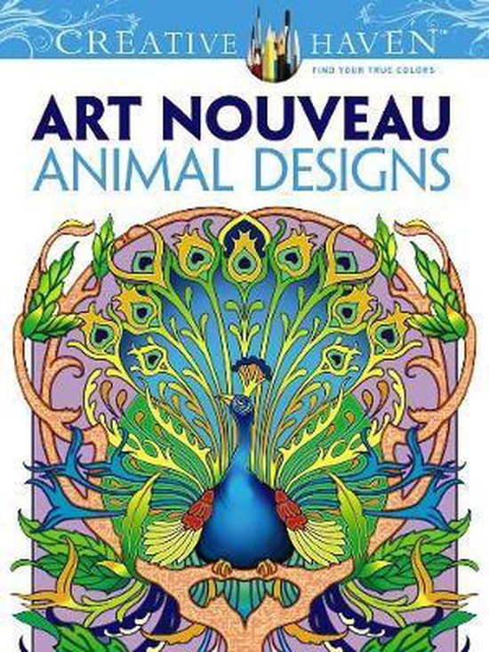 Creative Haven Art Nouveau Animal Design