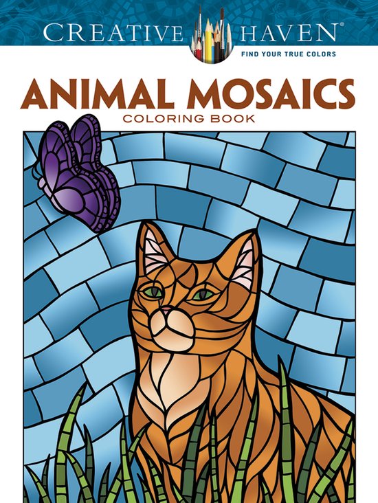 Animal Mosaics Coloring Book