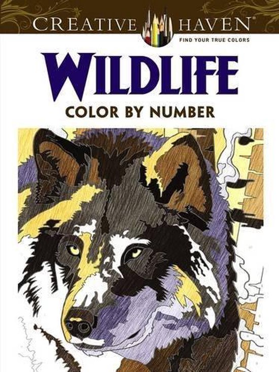 Creative Haven Wildlife Color by Number Coloring Book