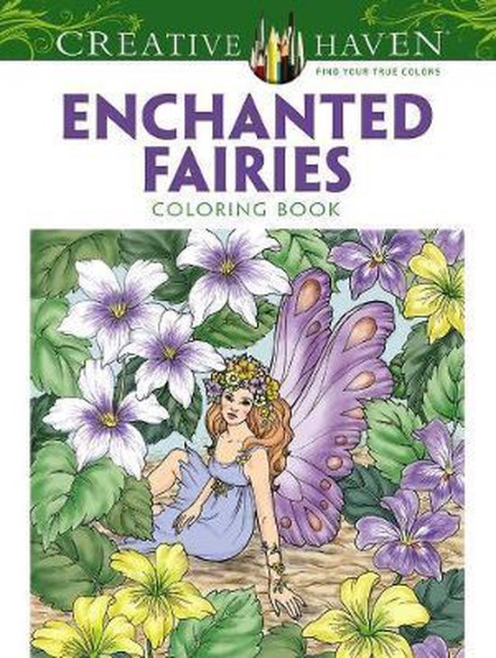 Enchanted Fairies Adult Coloring Book