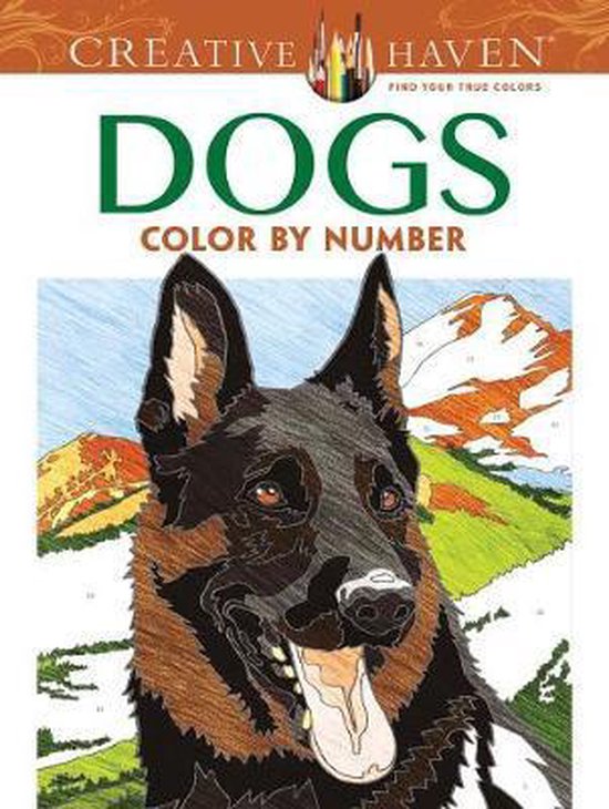 Creative Haven Dogs Color By Number