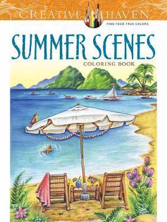 Creative Haven Summer Scenes Coloring Book