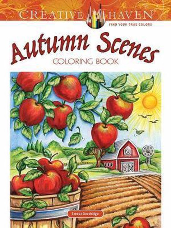 Creative Haven Autumn Scenes Coloring Book