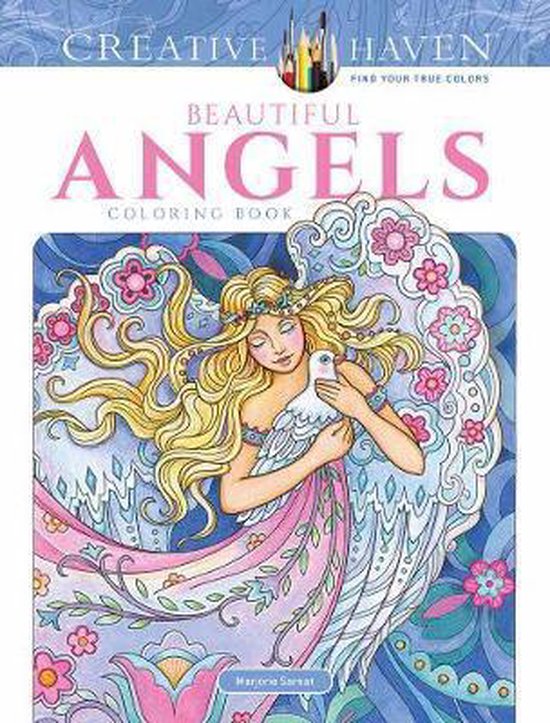 Creative Haven Beautiful Angels Coloring Book