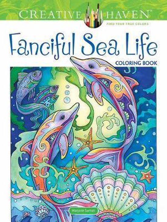 Creative Haven Fanciful Sea Life Coloring Book