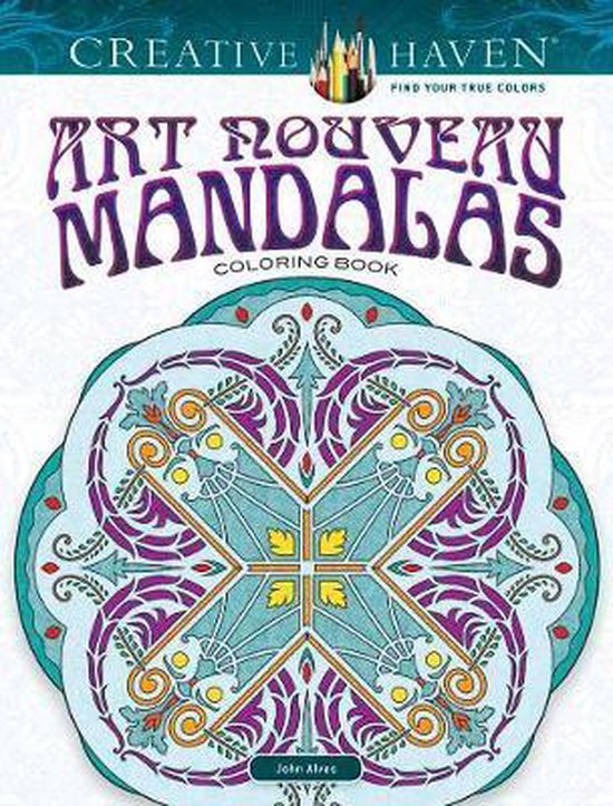 Creative Haven Art Nouveau Mandalas Coloring Book