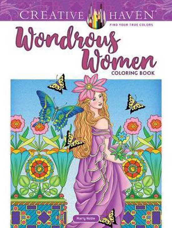 Creative Haven Wondrous Women Coloring Book