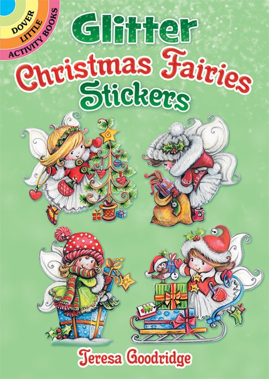 Glitter Christmas Fairies Stickers