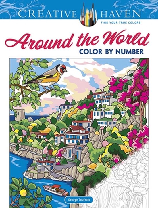 Creative Haven- Creative Haven Around the World Color by Number