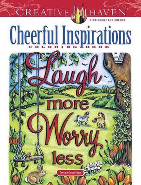 Creative Haven- Creative Haven Cheerful Inspirations Coloring Book