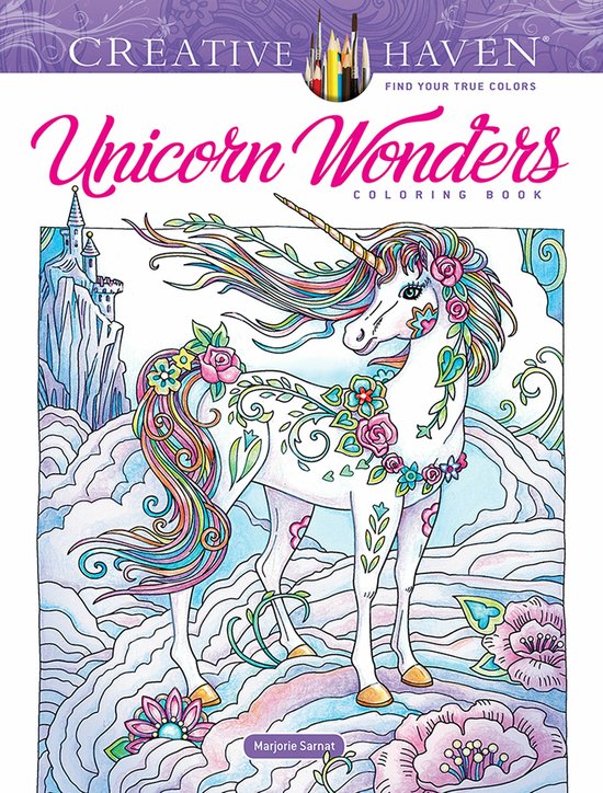 Creative Haven- Creative Haven Unicorn Wonders Coloring Book