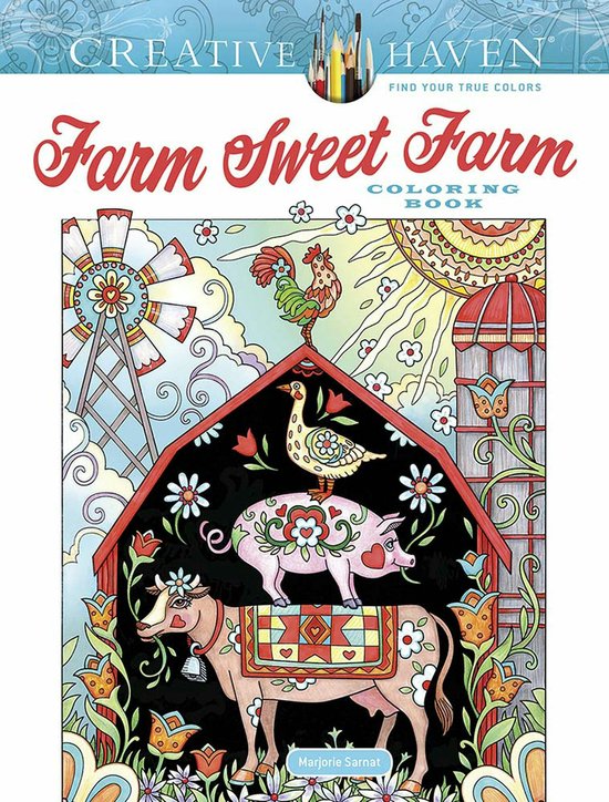 Creative Haven- Creative Haven Farm Sweet Farm Coloring Book