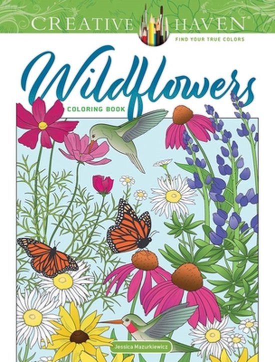 Creative Haven- Creative Haven Wildflowers Coloring Book