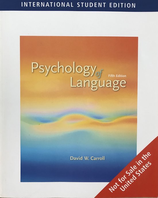 Psychology Of Language