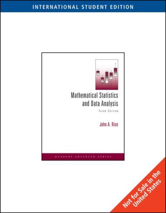 Mathematical Statistics & Data Analysis