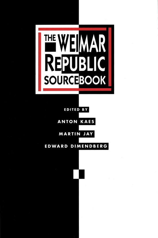 Weimar Republic Sourcebook