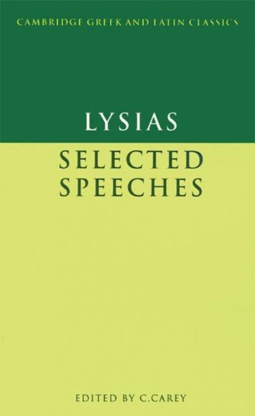 Lysias Selected Speeches