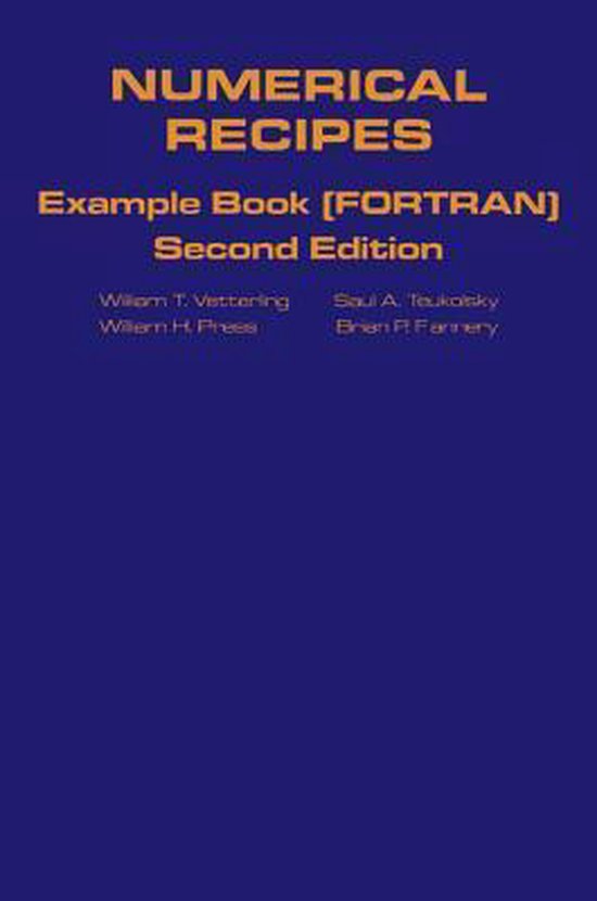 Numerical Recipes in FORTRAN Example Book