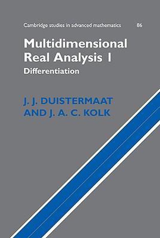 Multidimensional Real Analysis I