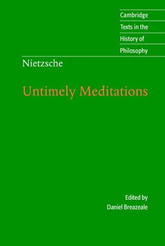 Nietzsche Untimely Meditaitions