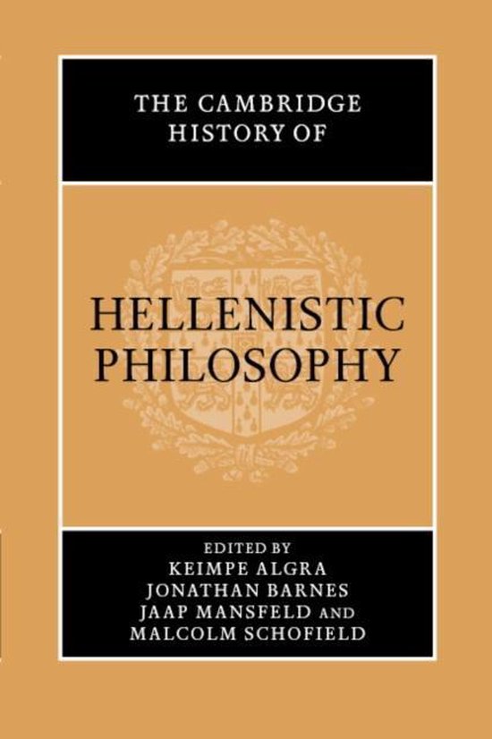 The Cambridge History of Hellenistic Philosophy