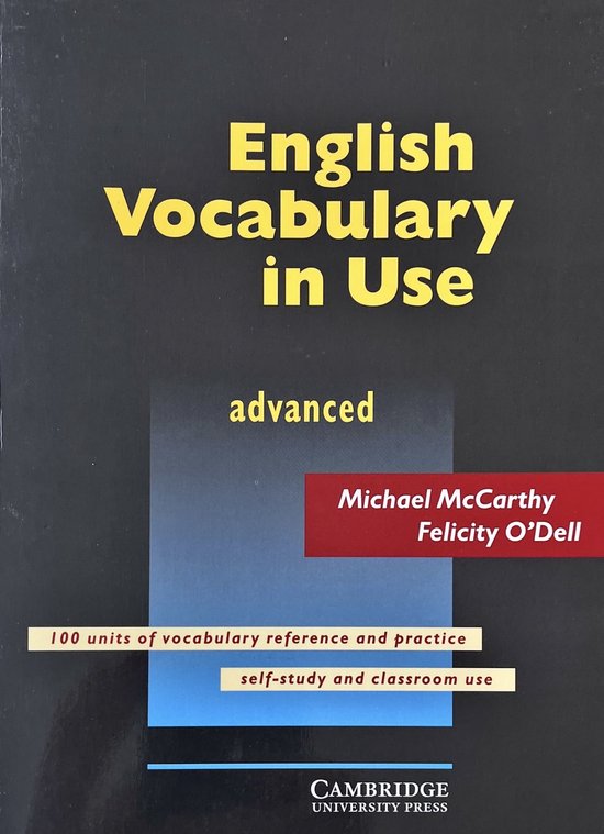 English Vocabulary In Use Advanced