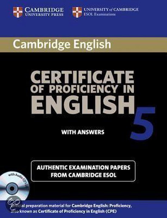 Cambridge Certificate Of Proficiency In English 5 Self Study