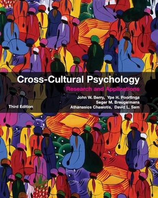 Cross-Cultural Psychology