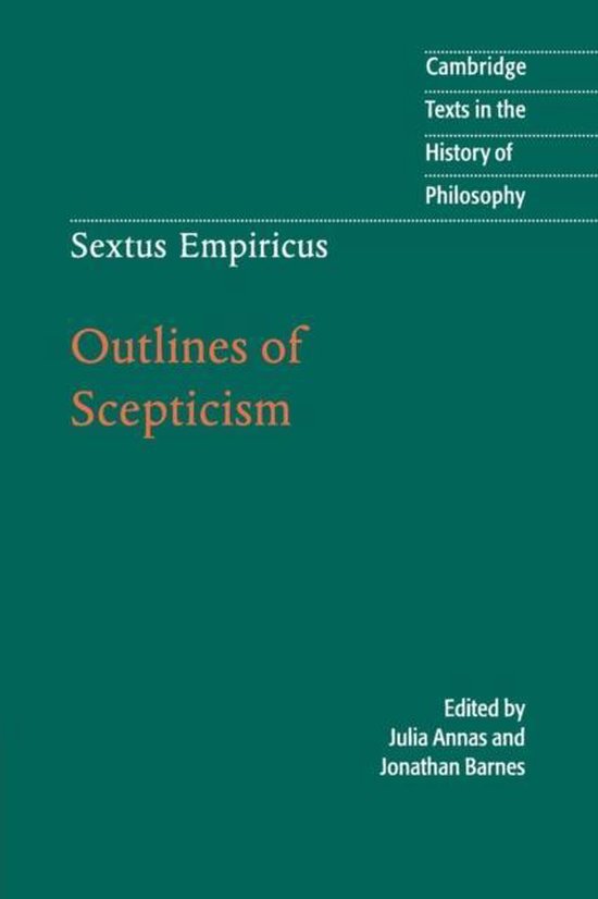 Sextus Empiricus Outlines Of Scepticism