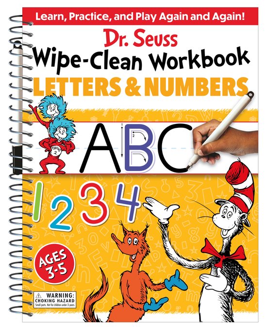 Dr. Seuss Workbooks- Dr. Seuss Wipe-Clean Workbook: Letters and Numbers