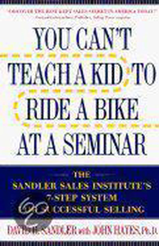 You Can't Teach a Kid to Ride a Bike at a Seminar