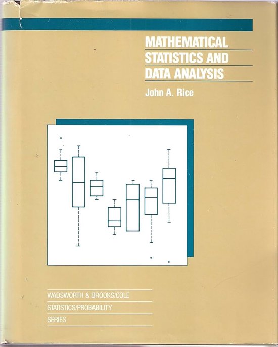 Mathematical Statistics And Data Analysis