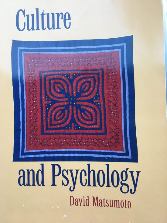 Culture and Psychology