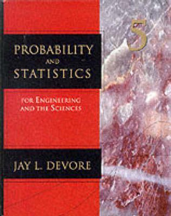 Probability and Statistics for Engineering and the Sciences