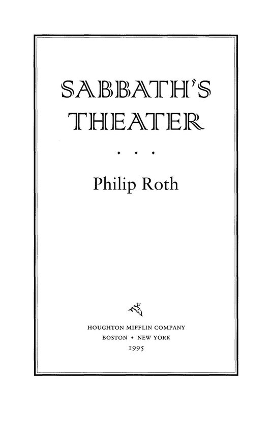 Sabbath's Theater